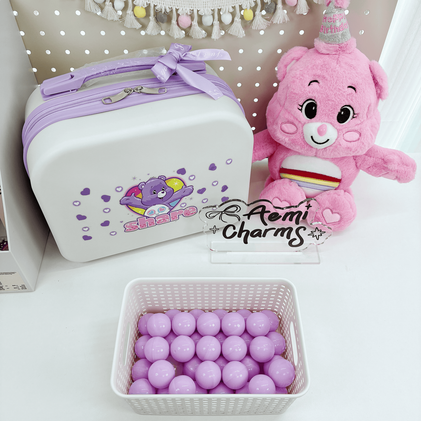 Juego de maletas Kawaii Lucky Scoop de 14 pulgadas