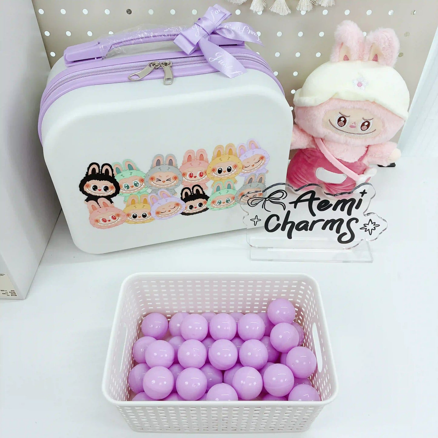 Juego de maletas Kawaii Lucky Scoop de 14 pulgadas