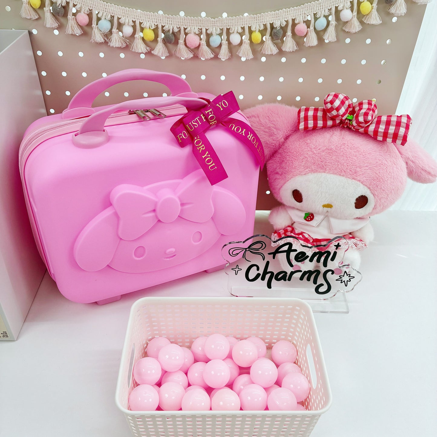 Juego de maletas Kawaii Lucky Scoop de 14 pulgadas